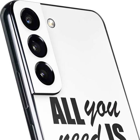 All You Need Is Love BW Galaxy S22 Plus Skin
